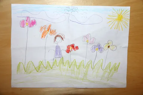 Flower Meadow (drawing)